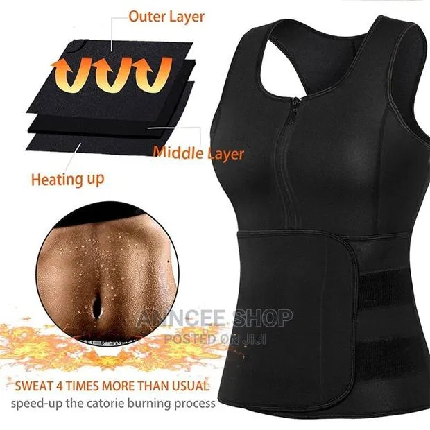 Neoprene Sauna Vest Corset Shaper Slimming Waist Trainer · Photo 1