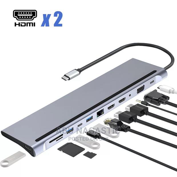 Type C 11in1hub USB Docking Station · Photo 1