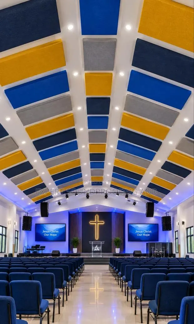 Ceiling Acoustic Treatment Panel. · Photo 2