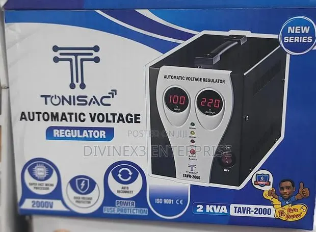 Tonisact 2kva Automatic Voltage Regulator (Tavr-2000) · Photo 1