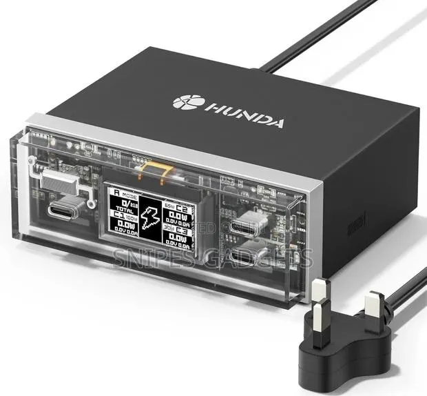 HUNDA Supercharger Station 210W 4 Ports USB C a Desktop Charging Hub