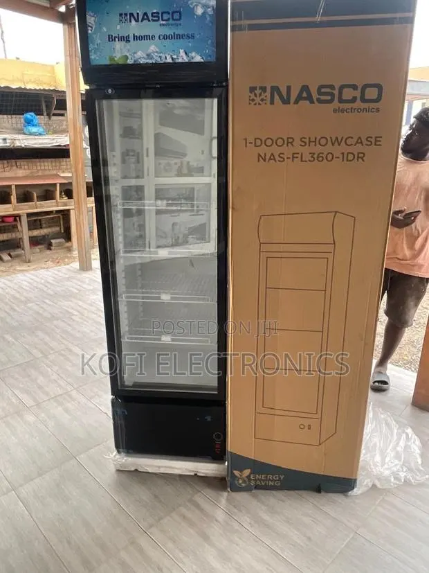 Nasco 298l Showcase Fridge With Glass Door · Photo 1