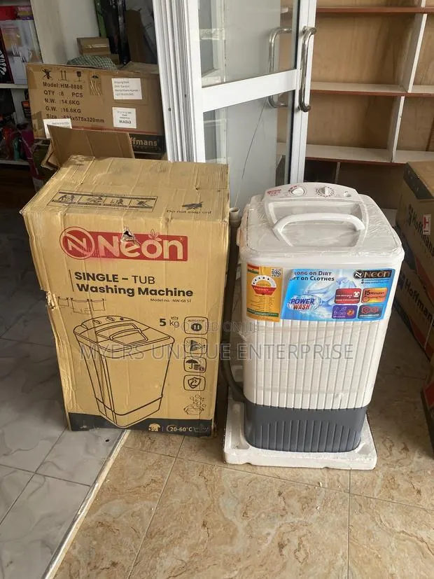Durable Neon 5kg Washing Machine-Portable Design · Photo 1