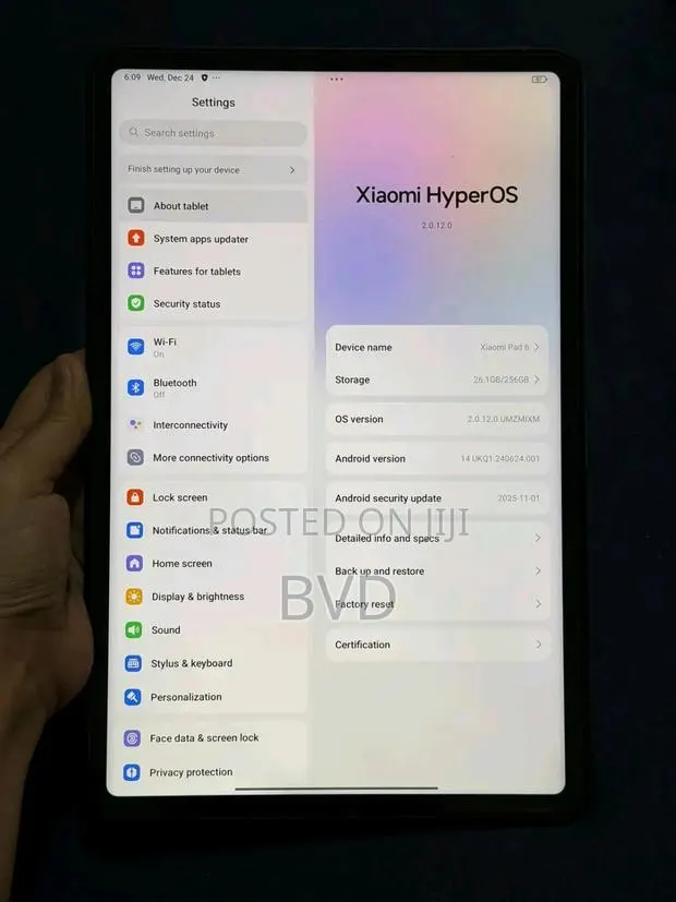 Xiaomi Pad 6 256 GB Black · Photo 3