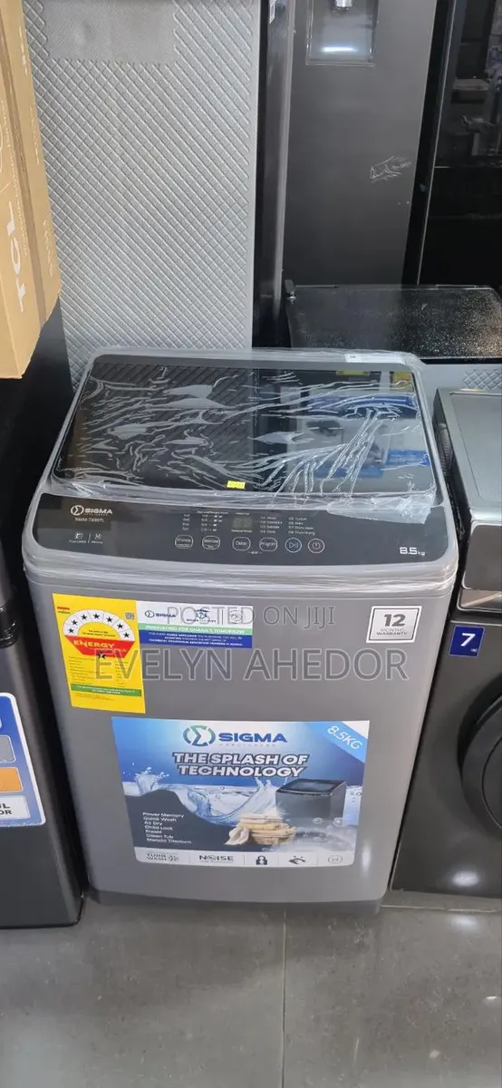 Metalic Titanium Sigma 8kg Washing Machine Fully Automatic for Sale · Photo 1
