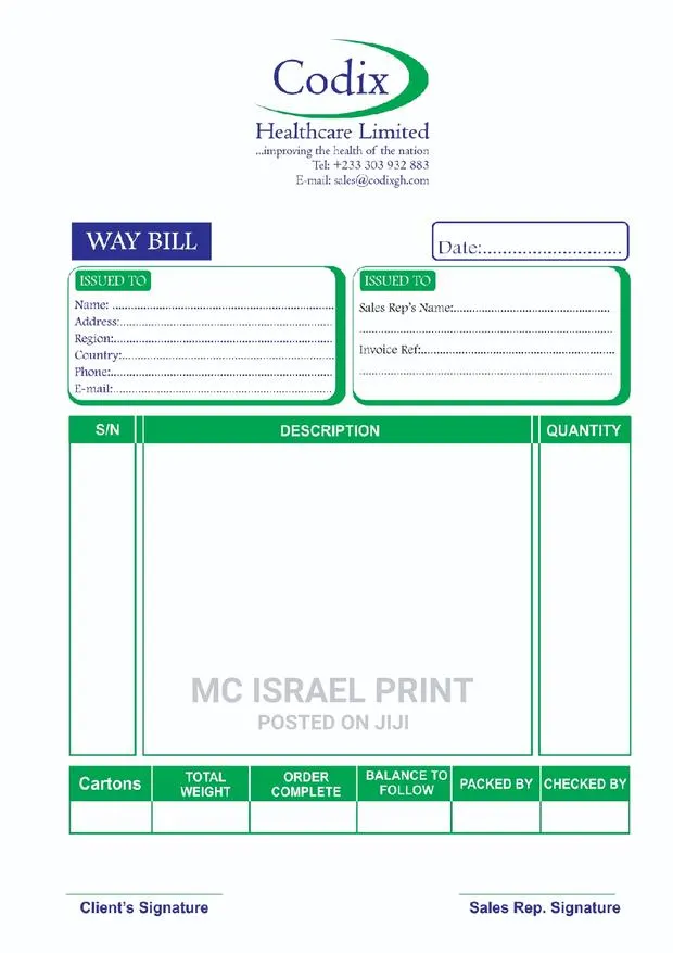 Customized Invoices, Receipts Book · Photo 1