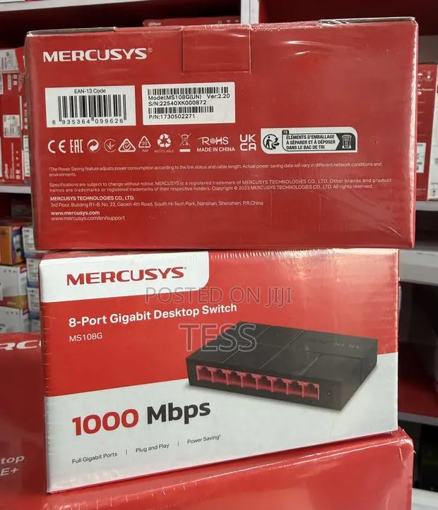 Mercusys 8port Gigabit Switch Ms108g 10/100/1000mbps · Photo 1