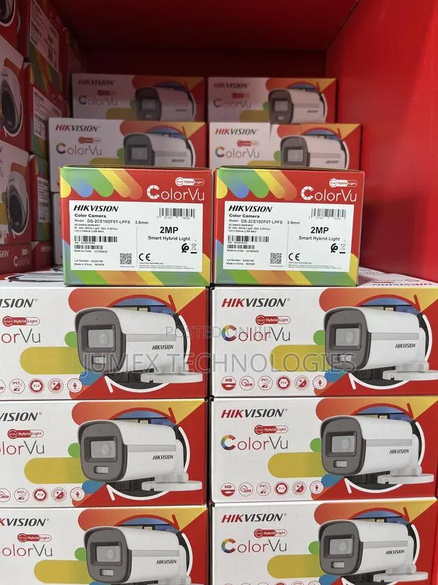 Hikvision Colorvu 2mp With Audio Ds-2ce10df0t-LPFS 2mp Bullet Analog · Photo 1