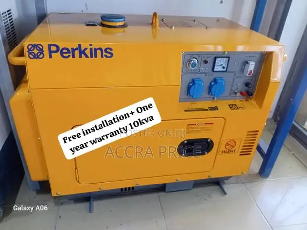 10kva Safe and Sound Operational Generator Perkins 10kva · Photo 1