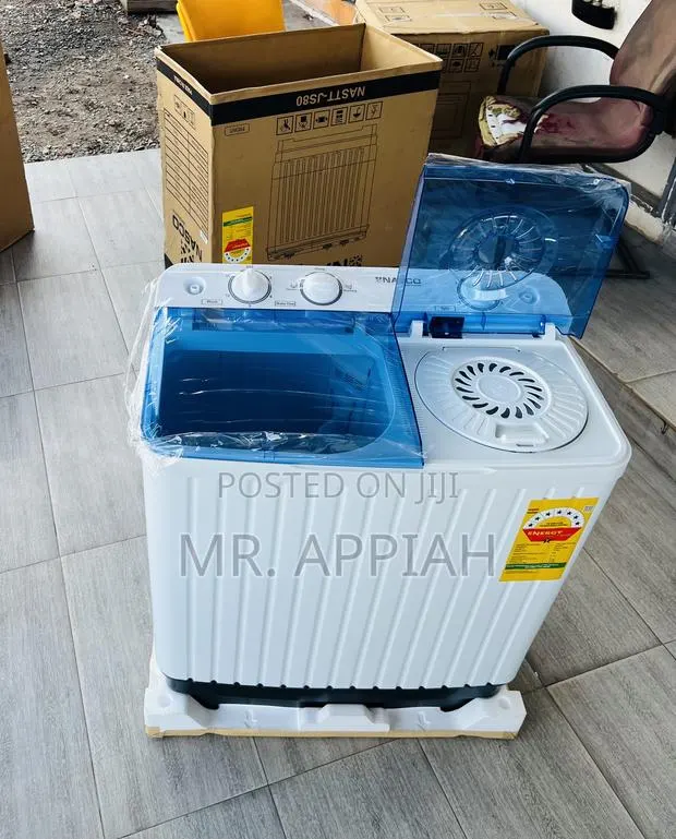 Elegant White Nasco 8kg Top Load Washing Machine(Spin Dry) · Photo 1