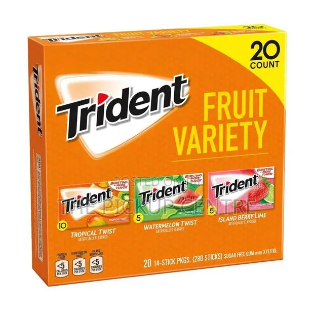 Trident Fruit Variety Pack Sugar Free Gum · Photo 1