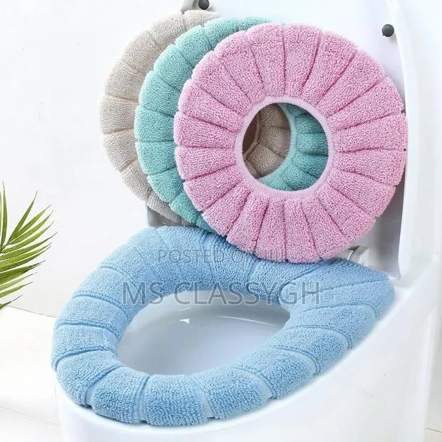Toilet Seat Cover U-Shaped v-Shaped Universal Seat Cushion W · Photo 1