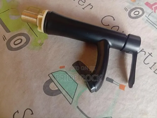 Black Single Basin Tap, Kitchen Lifted Tap · Photo 1