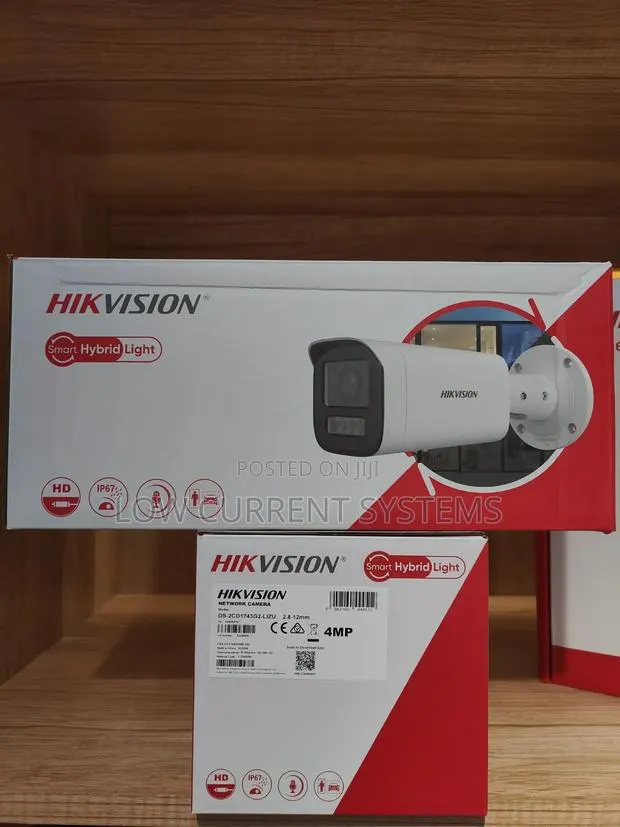 Hikvision Varifocal 2.8-12mm 4mp Bullet Ip Camera Aduio Ip67 · Photo 1