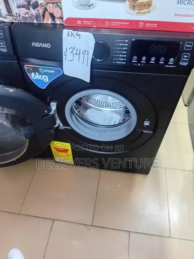 Brand New Asano 6KG Washing Machine – Fast Efficient 6kg · Photo 1