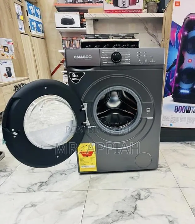Get Original Nasco 8kg Fully Automatic Washing Machine(Gray) · Photo 1