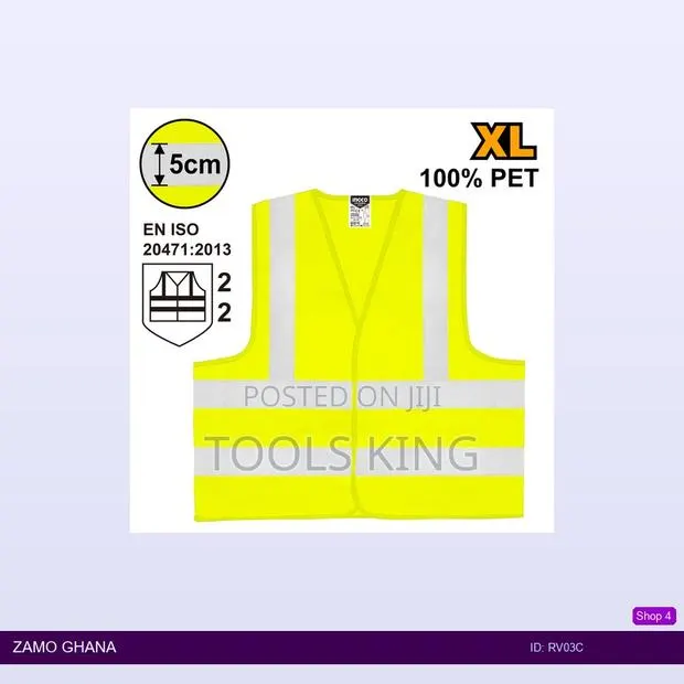 Reflection Vest Yellow - Rv03c · Photo 1