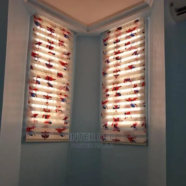 Lovely Blinds Curtains With Designs · Photo 1