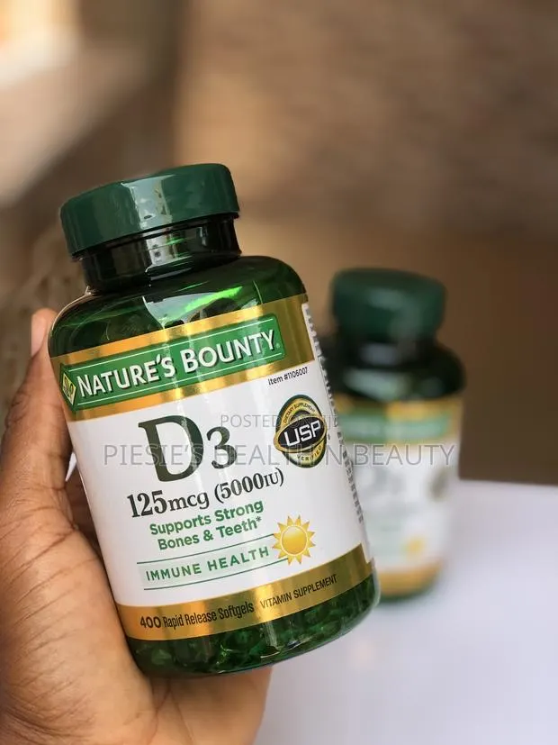 Nature's Bounty Vitamin D3 5000 Iu, 400 Softgels · Photo 1