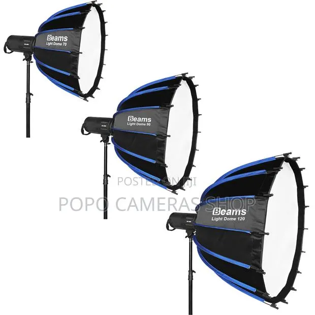 Beams Light Dome Easy Open Bowens Mount Softbox + Grid+ Double Diffuse · Photo 1