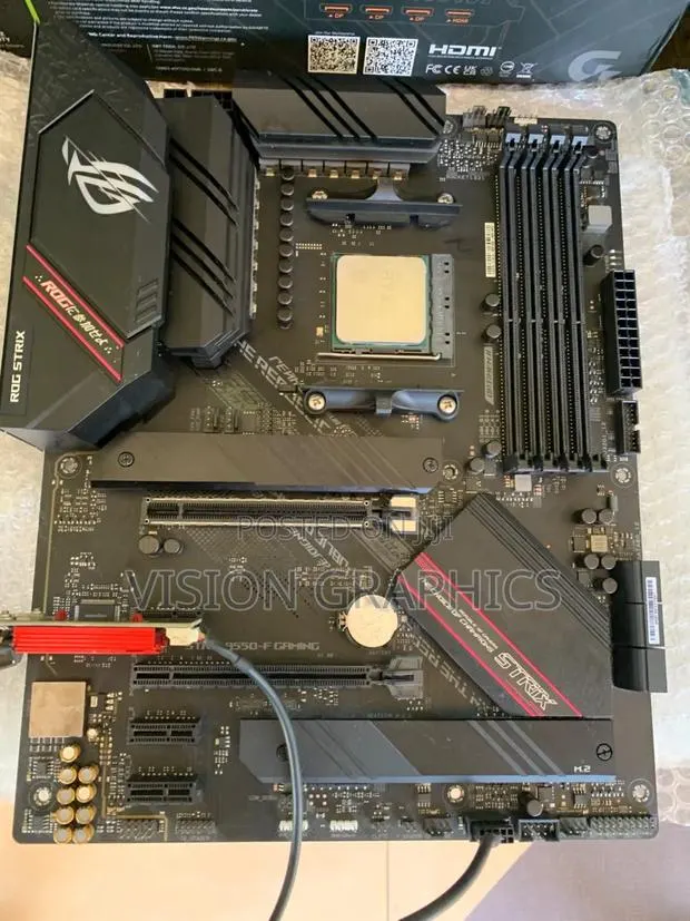 ASUS ROG Strix B550 F Gaming With Ryzen 7 5800x3d and External Wifi · Photo 1