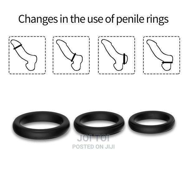3 PCS Soft Silicon Cock Ring · Photo 2
