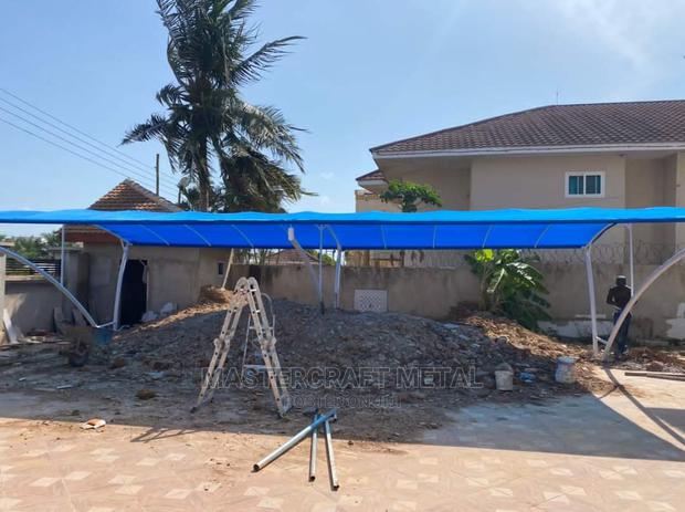 4 Cars Flat Type Carport With Double Layered Tarpaulin Top · Photo 3