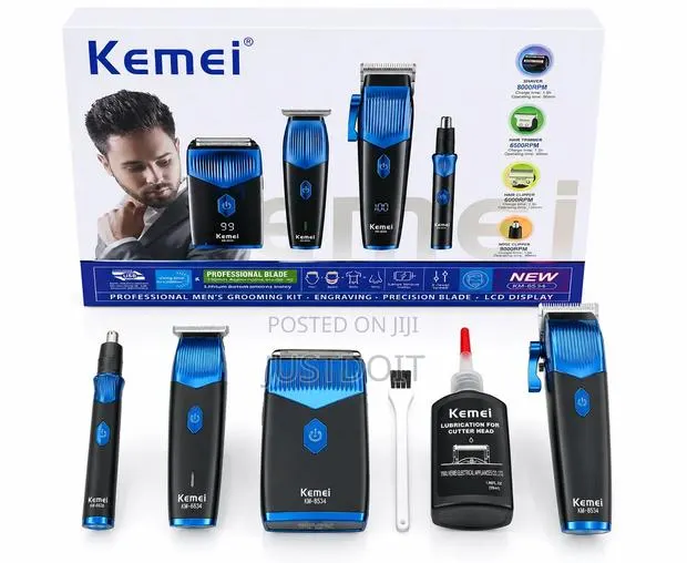 Kemei 4 in 1 Clipper and Trimmer Set. · Photo 1