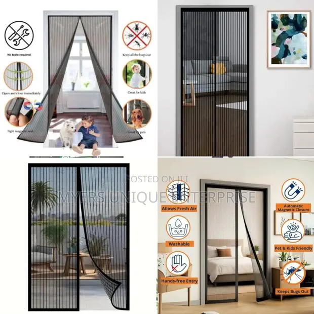 Magnetic Mesh Door Made Of High Quality Material(Thick)Keeps Bugs Out · Photo 1