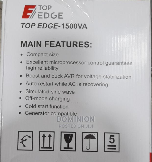1500va / 900w Top Edge Ups + Automatic Voltage Regulator · Photo 2