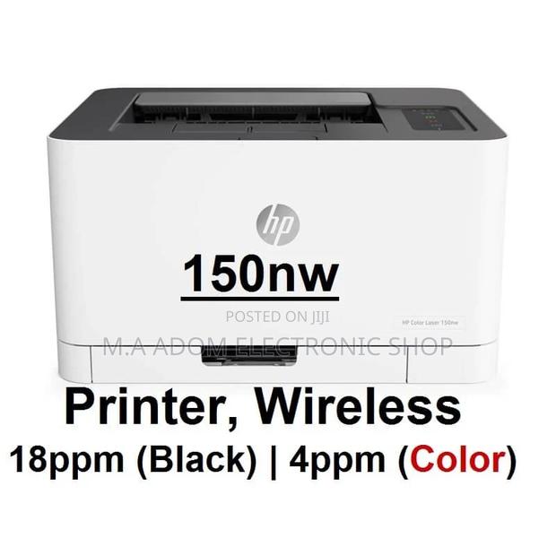 HP 150nw Color Laserjet Wifi Printer, Network, USB · Photo 1