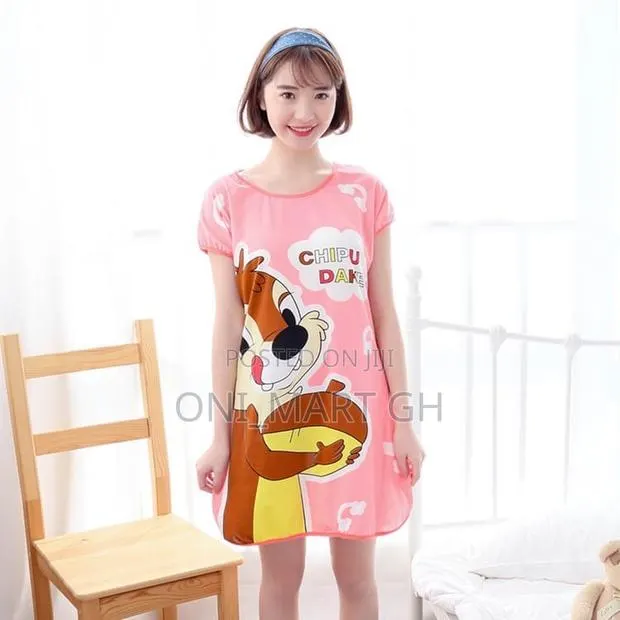 Ladies Night Wear Cartoon Dress