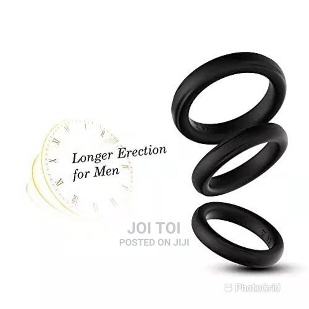 3 PCS Soft Silicon Cock Ring · Photo 1