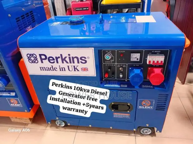 Quick Action Perkins Diesel Generator 10kva Silent · Photo 1