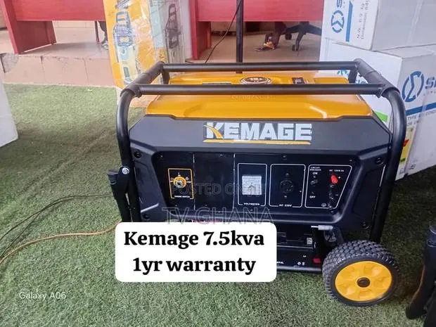 Kemage 7.5KVA 8500 Watt Heavy Duty Generator7.5kva · Photo 1
