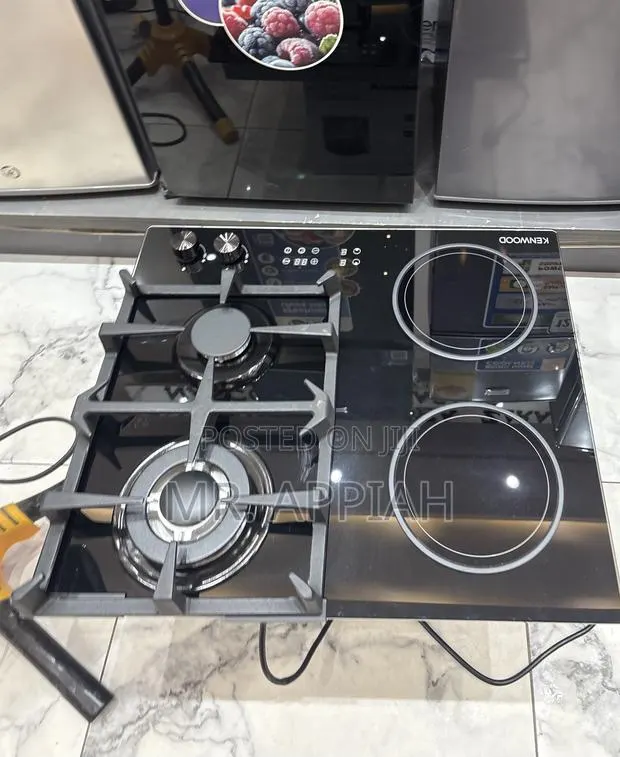 Check Out Kenwood 2 Gas + 2 Electric Built in Hob(Black)Tempered Glass · Photo 1