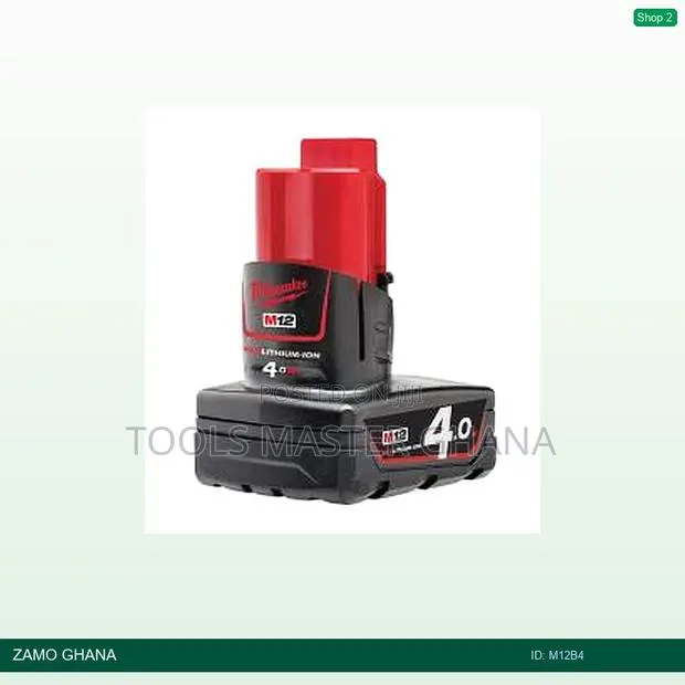 Battery 12v 4a Lithium-Ion - M12b4 · Photo 1