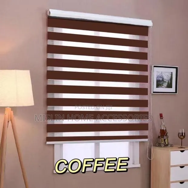 Coffee Quality Window Curtains Blinds · Photo 1