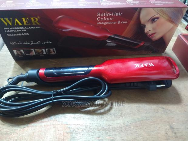 Satin Hair Straightener Curler RB-8309 · Photo 1