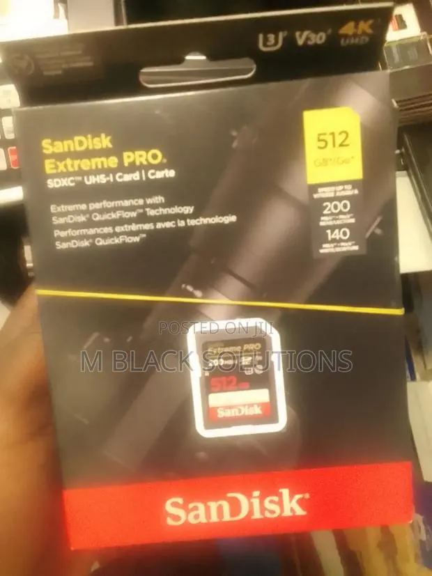 SanDisk 512GB 200mb/S Extreme PRO · Photo 1