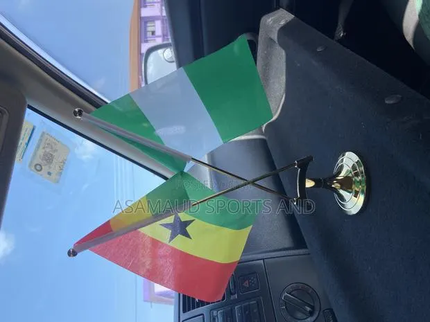 Original Double Stand Table Top Flag Stand Available · Photo 1