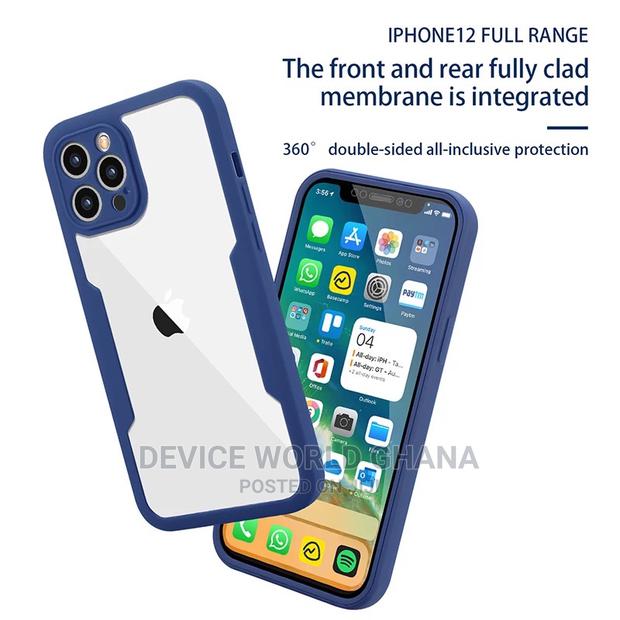 360 Transparent Shockprof Case 4 iPhone 14promax 14p 13pm 12 · Photo 4