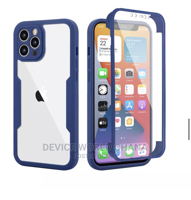 360 Transparent Shockprof Case 4 iPhone 14promax 14p 13pm 12 · Photo 1