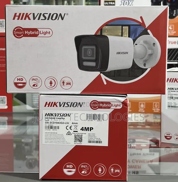 Hikvision 4mp Ip Camera With Audio Smart Hybrid Ds-2cd1043g2-Liu · Photo 1