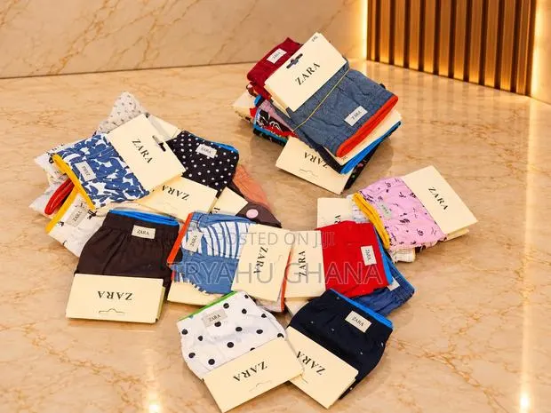 Tryahu- New-Mens-Zara-Boxer-Shorts-Ghana-Bulk-Packs · Photo 1