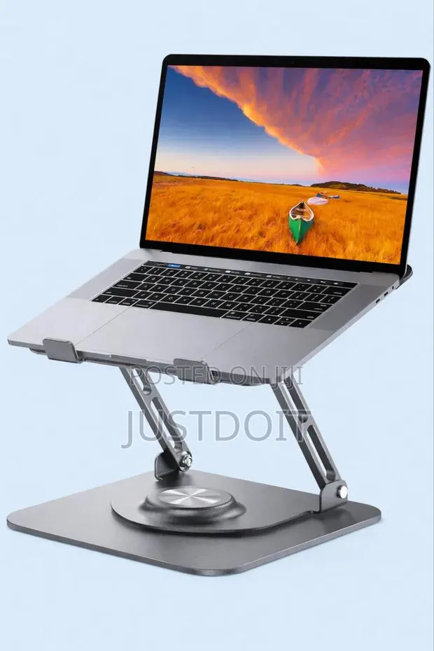 360 ° Rotation Laptop Stand With Cooling Fan. · Photo 1