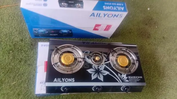 Ailyons Gas Cooker – 3 Burners for Your Modern Kitchen · Photo 1