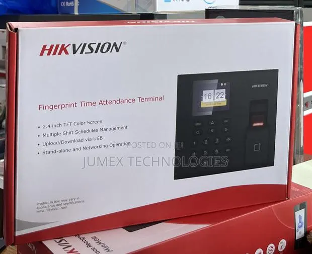 Fingerprint Time Attendance Terminal Hikvision Ds-K1a850f-B Clocking M · Photo 1