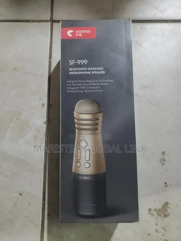 Sf-999 Bluetooth Karaoke Microphone Speaker · Photo 1