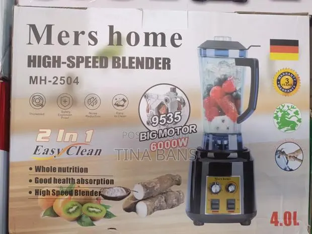 Mershome 4Litres High Speed Blender · Photo 1